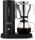 aarke, Cafetière Filtre, Machine à Café Électrique avec Carafe en Verre, 1, 25 L, Noir/Argent, 10 Tasses, Noir Mat, Fonction Maintien au Chaud