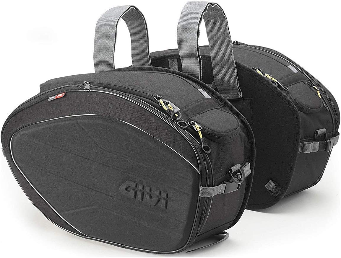 Givi EA100B, Sacoche cavalières, EA100B Sécurité et Assistance en Cas de Panne Sac Facile, Noir, Noir/Gris