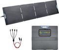 LENSUNSOLAR IP67, Panneau solaire pliable haute puissance 400 W, batteries 24 V, pour grandes centrales électriques, Noir/Gris, IP67, camping