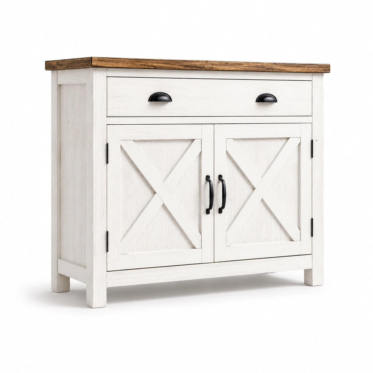Buffet en bois avec tiroir et portes