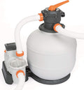 Bestway, Pompe, Flowclear Filtre à Sable avec ChemConnect, Gris/Orange/Blanc/Noir