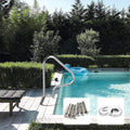 Rampe de piscine, capacité de Charge de 250 kg pour Parcs Aquatiques de Jardin – WhfPs, Argent