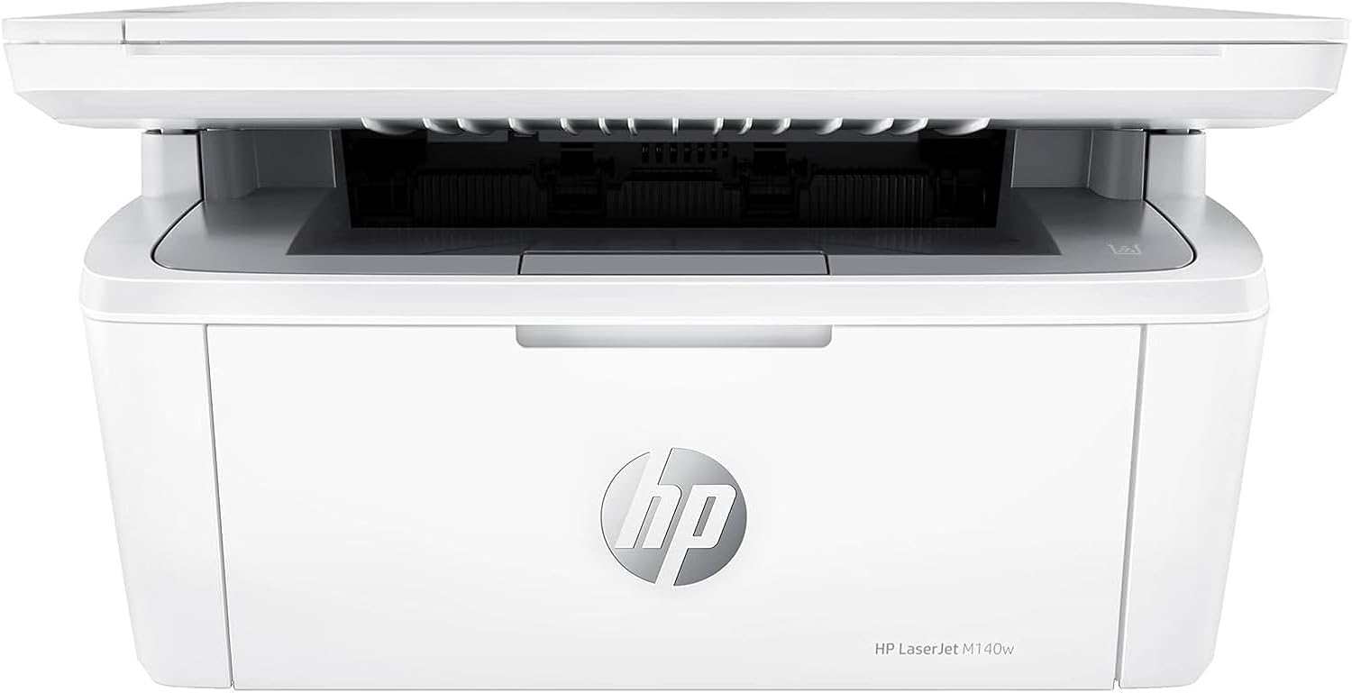 LaserJet M140w, 7MD72F, Wi-FI – HP, Imprimante Multifonction Laser A4, 20 ppm, Impression Recto/Verso Manuelle en Noir et Blanc, Monochrome, Smart