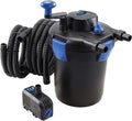 T.I.P., Filtre, TFP 5000 UV 9 Kit de Filtration Sous Pression pour Bassins 25 Watts Débit 1500 l/h Volume, Noir/Bleu