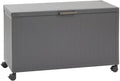 Coffre de rangement edenio graphite s 130 x 60, 4 x 78cm en aluminium – HESPERIDE, Gris