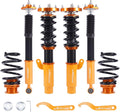 maXpeedingrods, Combinés Filetés Amortisseurs pour BMW Série 3 E46 98-05 Berline Touring Coupe, Noir/Orange