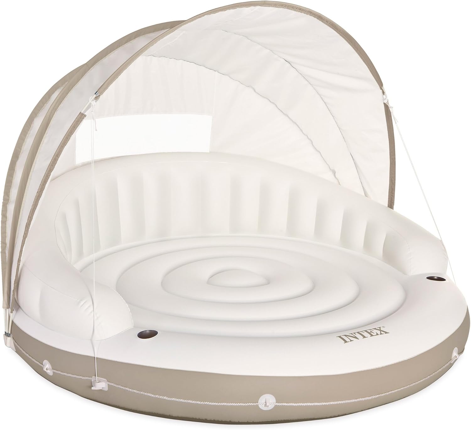 Intex, Piscine gonflable, Lounge caraïbes, Blanc/Beige