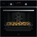 Four encastrables, 71L, Wi-Fi – AEG, 9 fonctions, 45 programmes, écran LED, noir, plateau AirFry, grill, cuisson multiniveau
