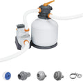 Pompe de filtre à sable Flowclear 11355 L h – Bestway, Blanc/Gris/Orange