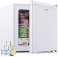 Upstreman UF35 Mini Congélateur 35L, -21°C Petit Congélateur de 4 Étoiles, pour Chambre, UF35, Blanc, Porte Réversible, Silencieux, Bureau, Hôtel