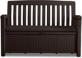 Banc de Jardin avec Coffre de Rangement en résine 227L, Marron – Keter
