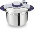 Autocuiseur induction, Clipsominut' Perfect Cocotte-minute 9 L – SEB, Violet/Argent, Livre 100 recettes inclus, Violet P4624900, Facile à utiliser