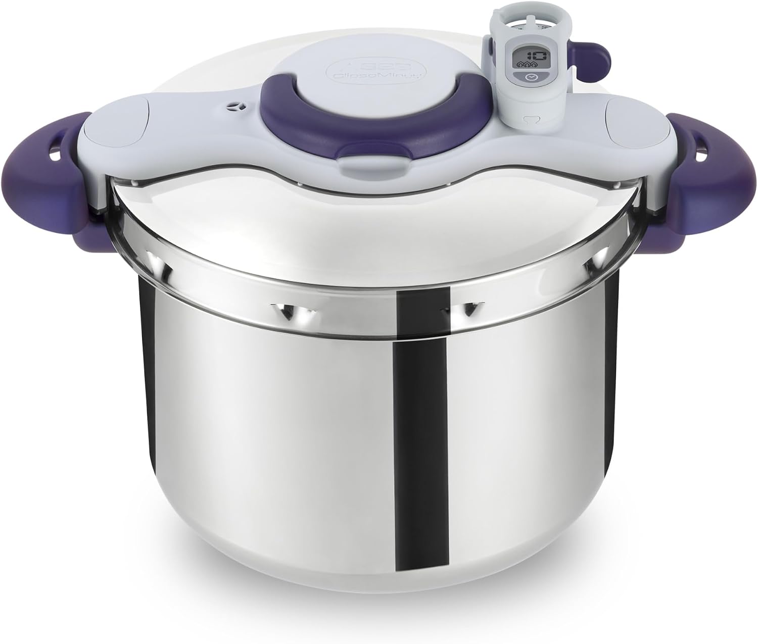 Autocuiseur induction, Clipsominut' Perfect Cocotte-minute 9 L – SEB, Violet/Argent, Livre 100 recettes inclus, Violet P4624900, Facile à utiliser
