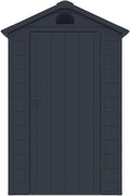 Vente-unique, Abri de jardin, Abri de Jardin en résine Gris Anthracite 1, 39 m2, CESIO, Gris Anthracite