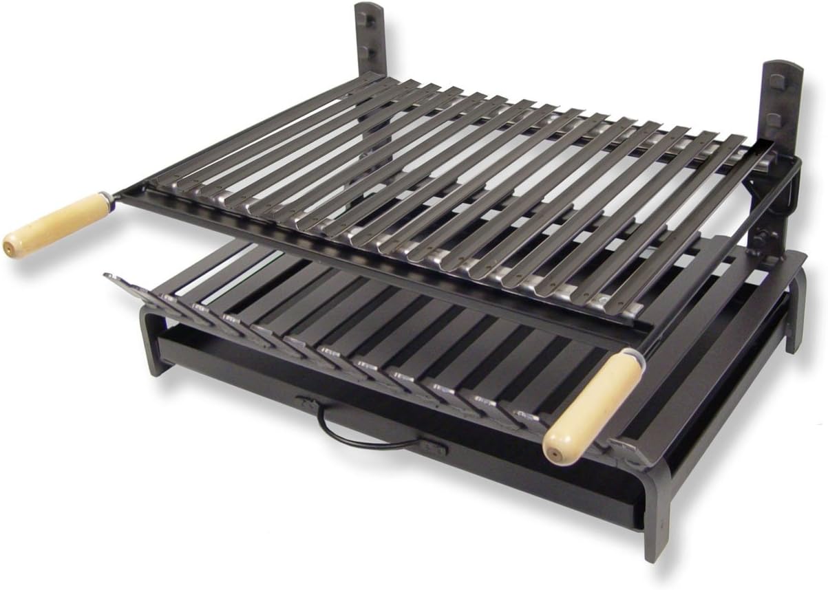 IMEX EL ZORRO 71406 Barbecue avec Grille de Fer INOX 5000.0000, Noir/Beige