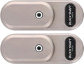 Arrêt de portes, Lot de 2 Serrures Antivols Haute Sécurité pour Véhicules Utilitaires – Block Shaft, Argent