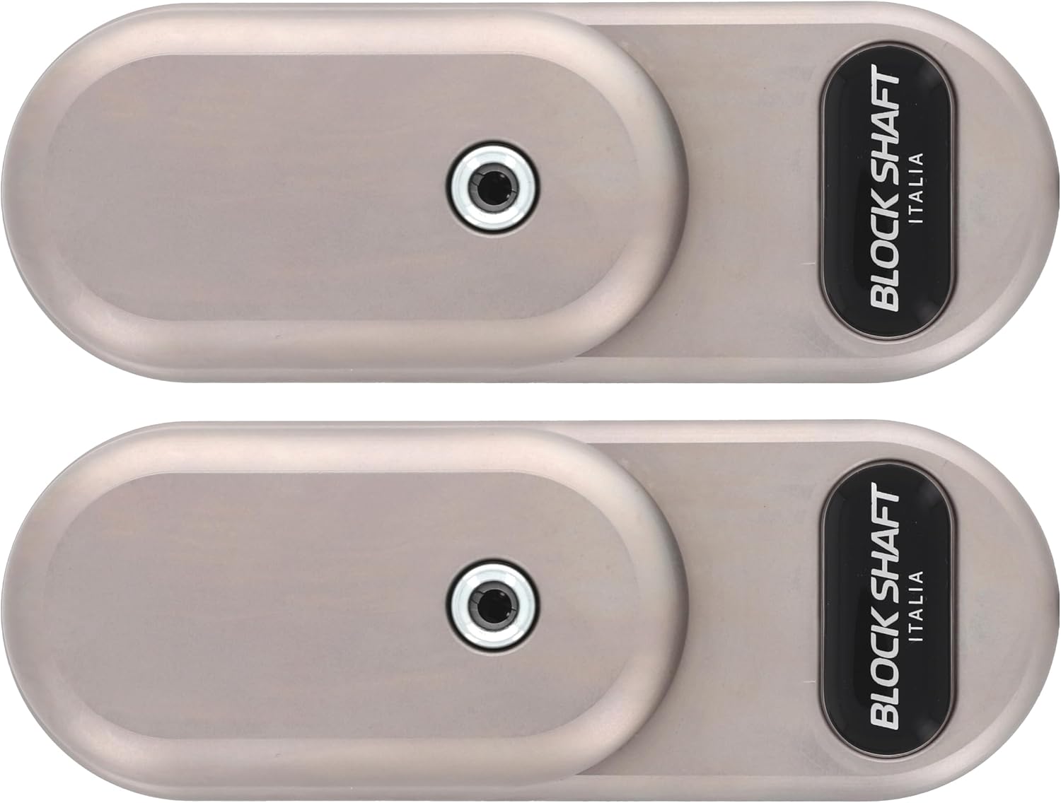 Arrêt de portes, Lot de 2 Serrures Antivols Haute Sécurité pour Véhicules Utilitaires – Block Shaft, Argent