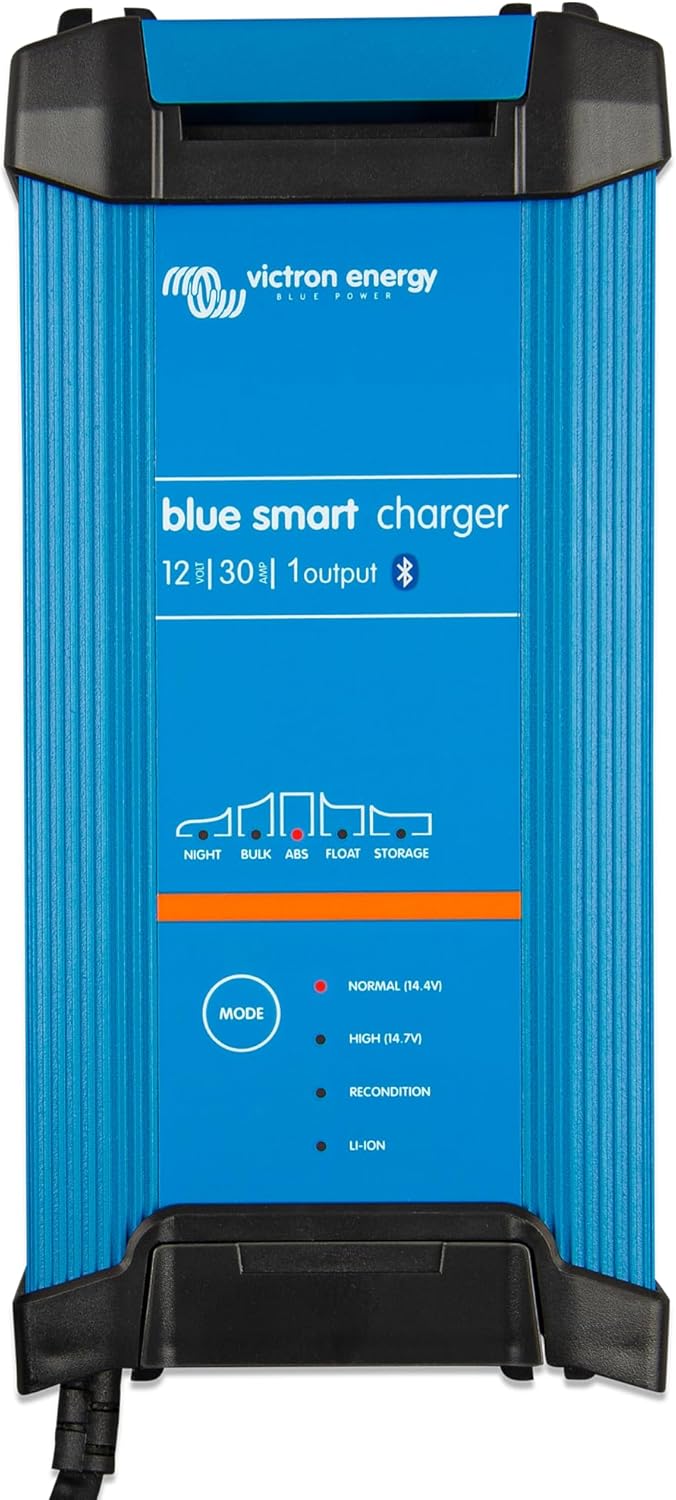 Chargeur de batterie, CEE 7/7, Bluetooth – Victron Energy, Bleu/Noir