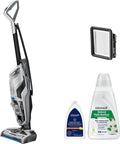 Bissell 3555N Aspirateur Balai Laveur à Câble, CrossWave C3 Pro, Nettoyeur 3en1 pour Multi-surfaces, Gris/Noir, 3555N, Aspire