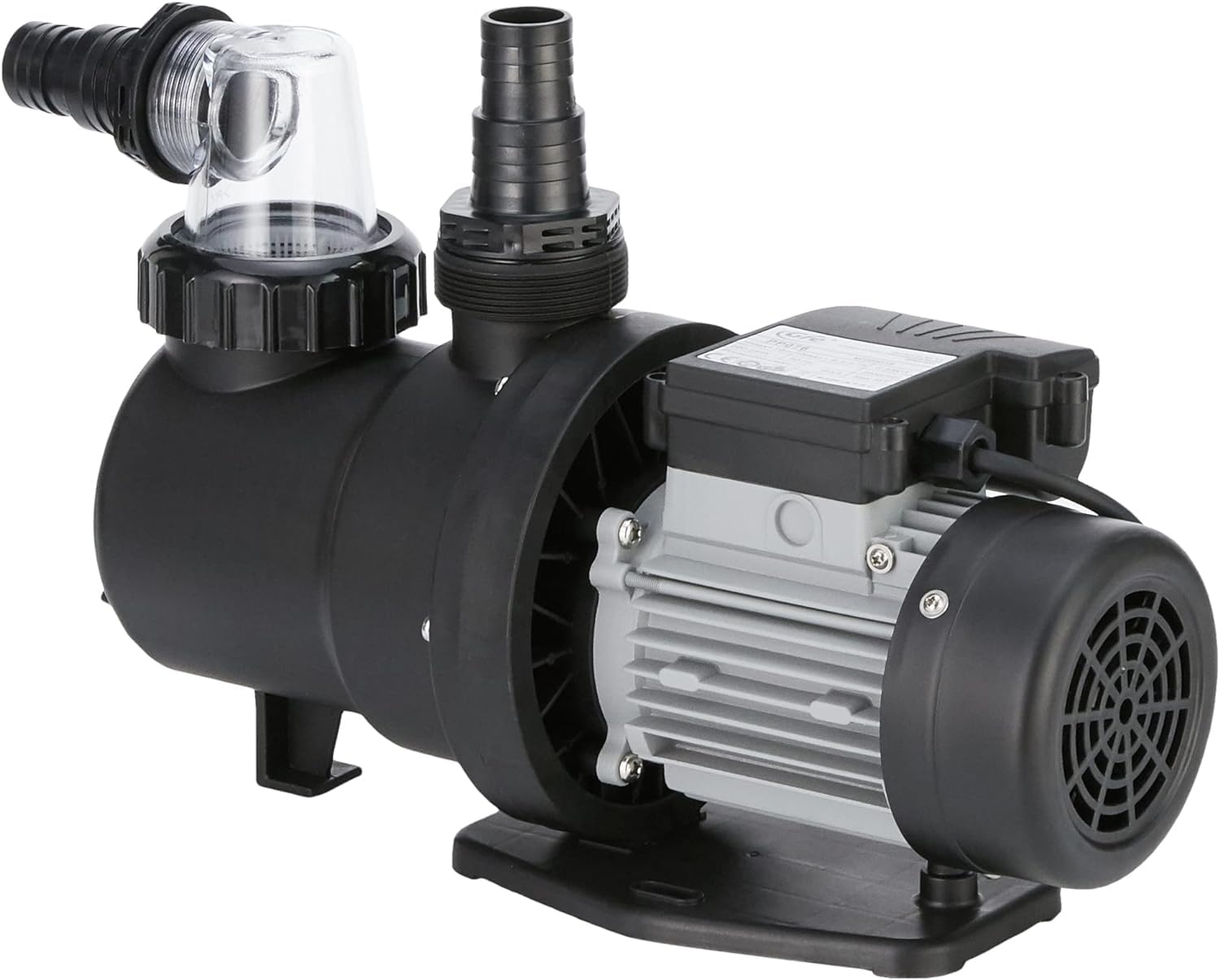 Pompe, 250 W – Gre, Noir/Gris, filtre de 500 mm, PP032, 7 m3/h, jusqu'à 35 m3, conforme à la directive européenne sur l'écoconception