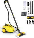 Nettoyeur Vapeur Puissant 2000W, Pour Sol, 14 Accessoires – SOARS, Jaune/Noir, Pression Max 5 Bar, Temp. 160°C, Chauffe Rapide 8 Min, Réservoir 1.8L