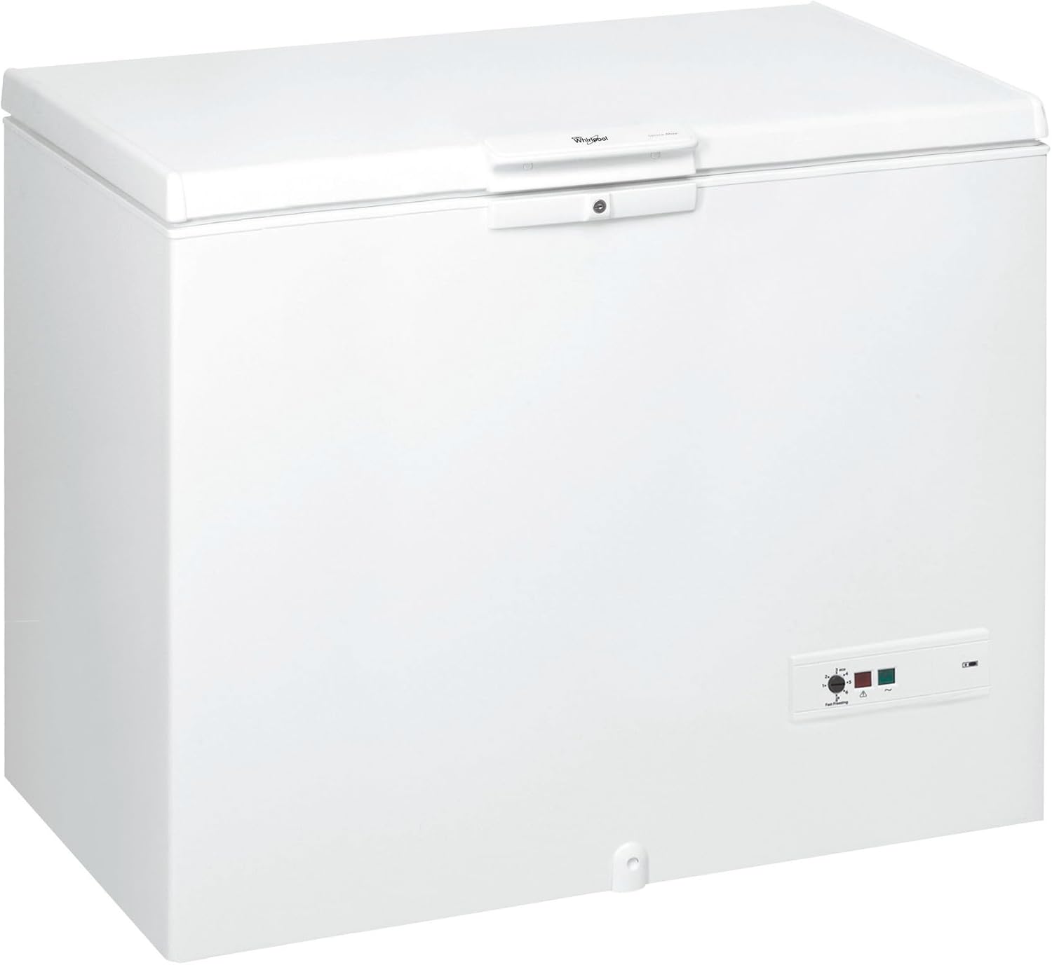 Whirlpool WHM39112 Congélateur coffre Whirlpool WHM39112, Froid statique / 390 litres / Blanc / A++ / Pose libre / Super isolé