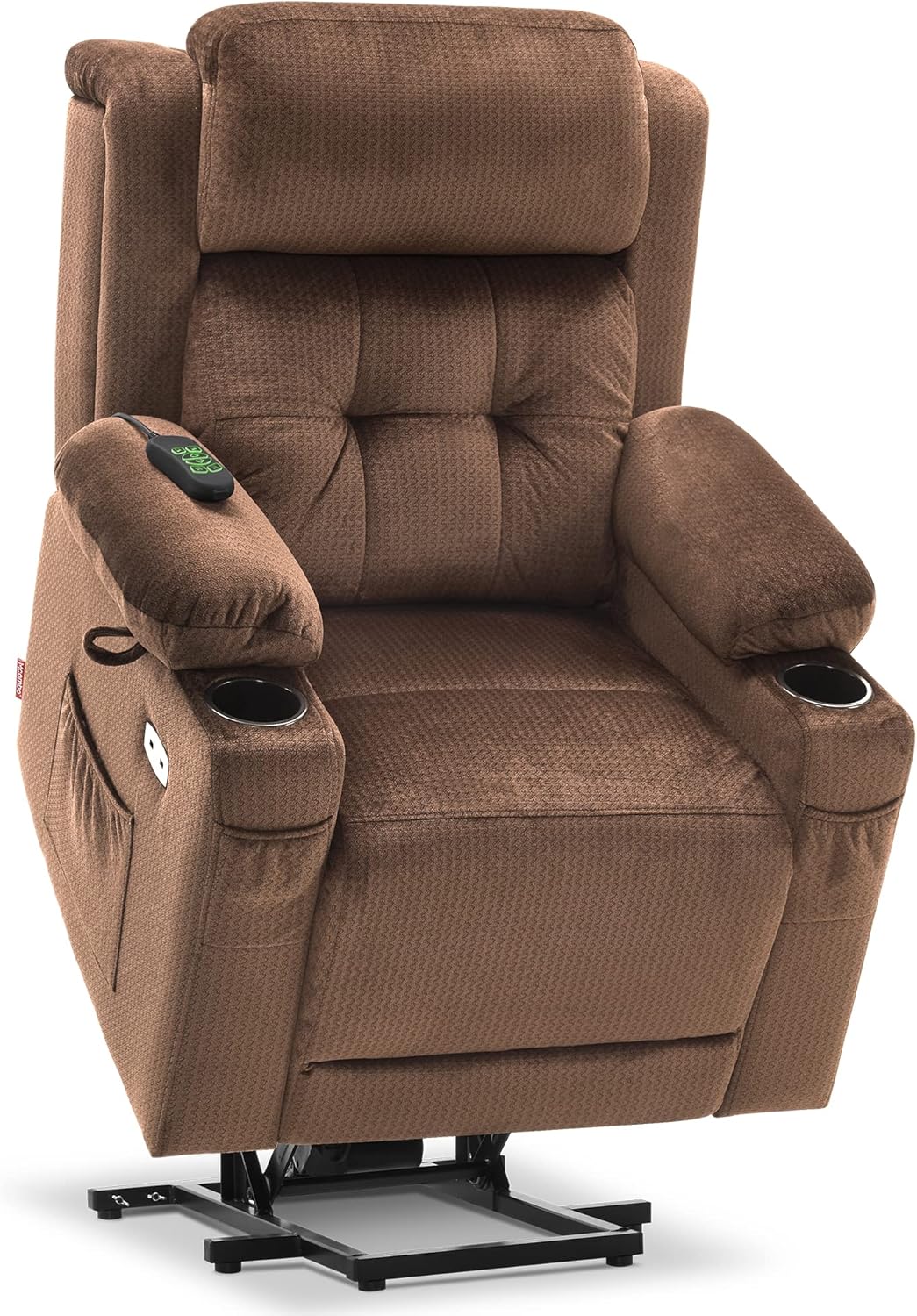 MCombo Fauteuil Releveur électrique 3 Moteurs, 7664, Fauteuil Relax avec Massage et Chaleur, pour Personnes âgées – M MCombo, Ports USB