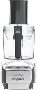 Magimix Robot de Cuisine Multifonction Mini Plus 1, 7 L, Idéal pour Petites Préparations, Chrome Brillant/Noir, Hachoir, Blender, Presse-Agrumes