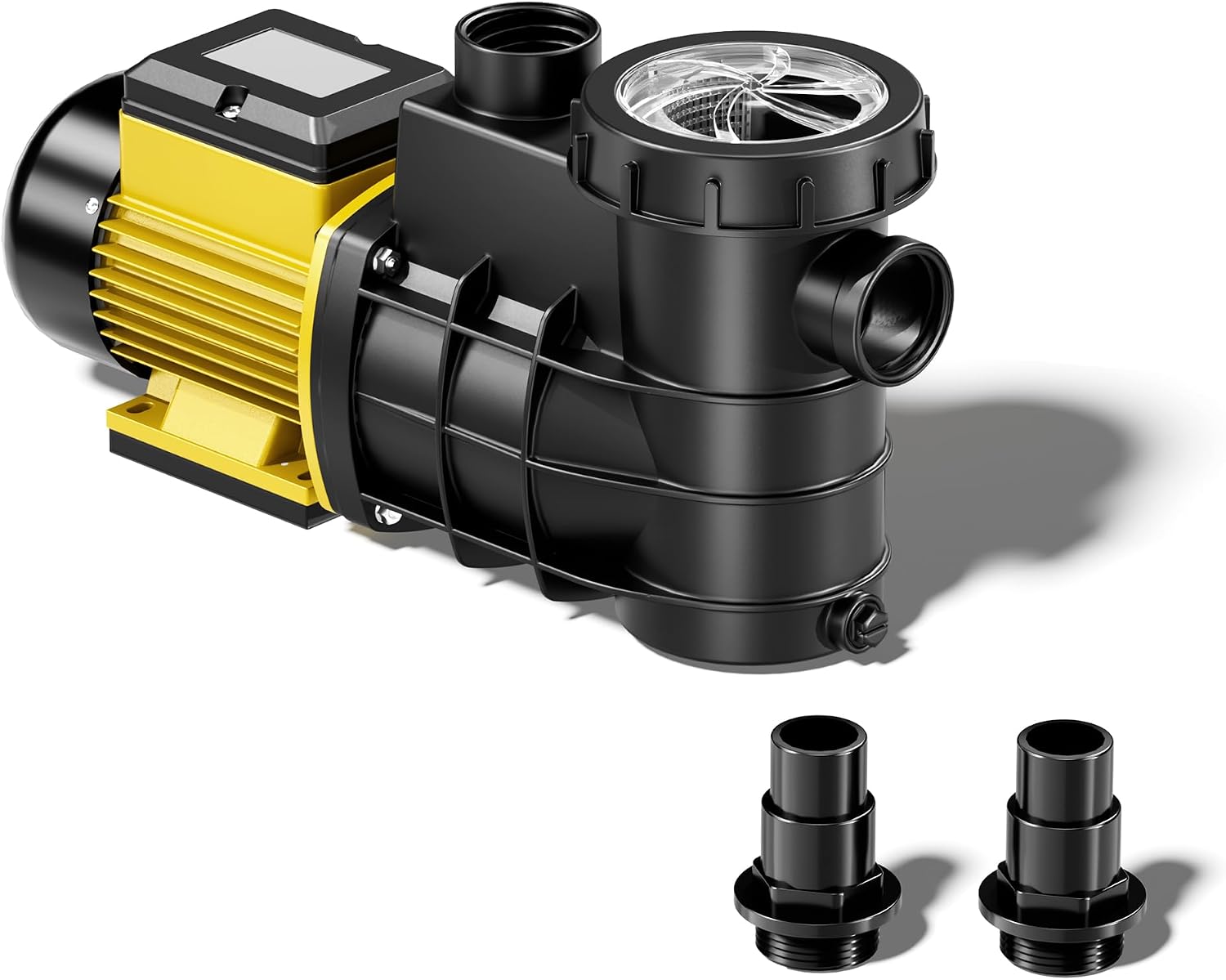 Pompe, Débit 7500 l/h, Pompe de filtration et de circulation pour Filtre Eau – SunSun, Noir/Jaune, Hauteur refoulement 7 m