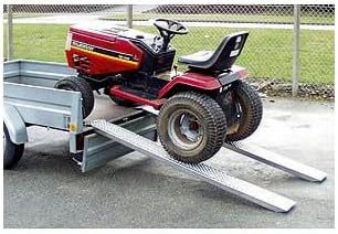 Maxter, Rampe de chargement, Rampe Aluminium 2M 1000KG, par 2, Argent