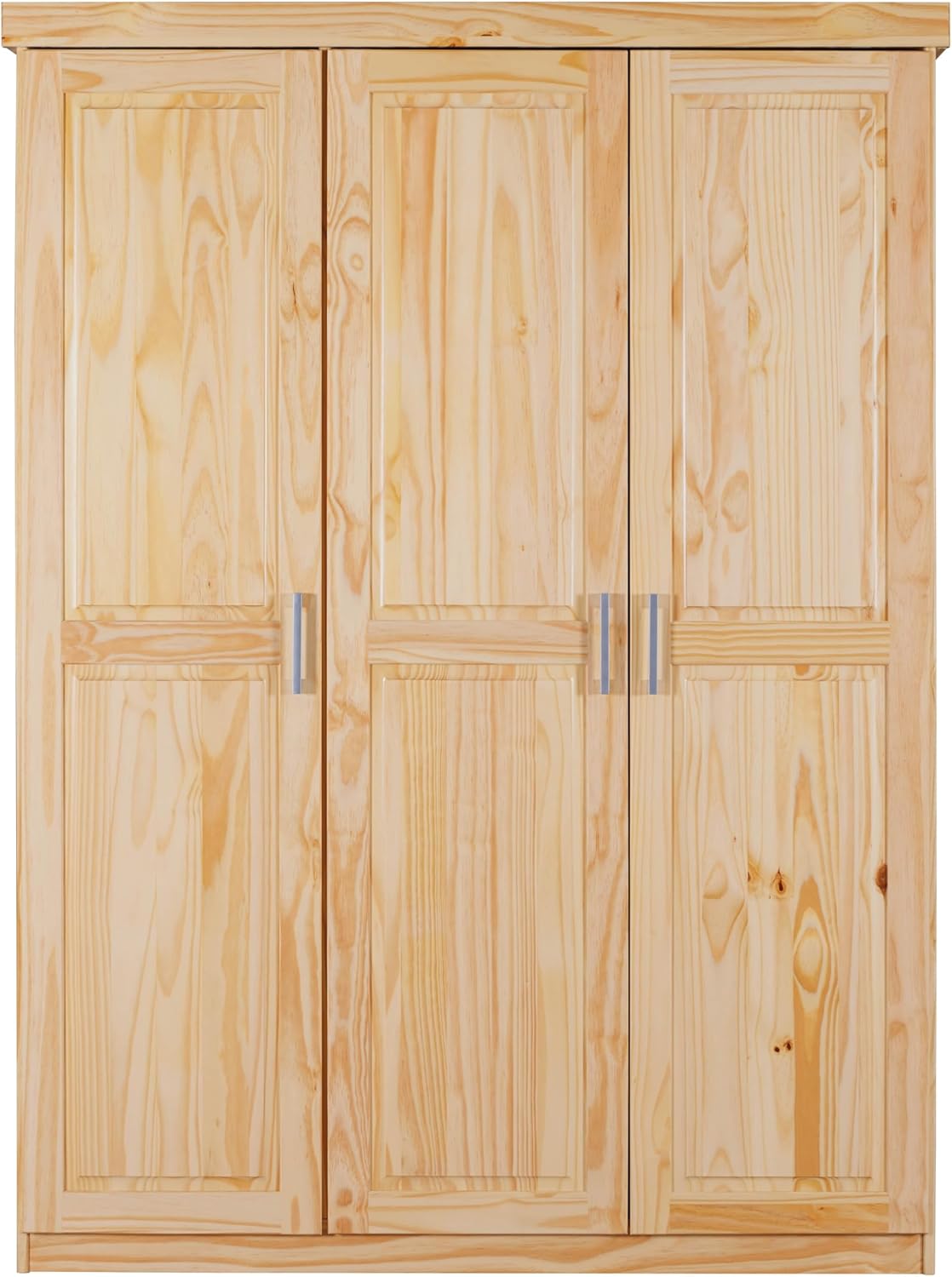 Armoire, 2 portes, Armoire de chambre à coucher – Inter Link, Armoire à portes battantes, Armoire à linge, Armoire-penderie, Pin massif