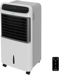 Cecotec Climatiseur portable, 3 Vitesses, Télécommande, Blanc/Noir, Débit 600 m2/h, Capacité 12l, Minuterie jusqu'à 8h