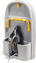 Pocket Max Planche à Repasser de Table Pliable, Surface 110cm, avec Rangement pour Fer, Gris/Jaune/Noir – Joseph Joseph