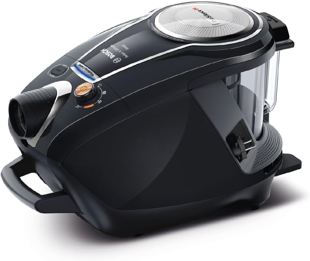 Bosch BGS7MS64 aspirateur traîneau sans Sac ProSilence, Electroménager Série 8, BGS7MS64, Noir, extrêmement Silencieux