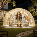 VEVOR, Tente à Bulle Dôme, avec Fenêtres pour Extérieur, 3, 6x2, 2 m, 4 à 7 Personnes, Tente Igloo à Bulle Transparente Résistante, Camping