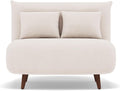 petit canapé convertible design pour salon, Lumi Banquette Convertible clic clac 1 Place, chambre ou studio – Bestmobilier