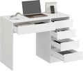 Komto, Bureaux, Poste Informatique avec Espace de Rangement, Table PC 110 cm, PLIO 110 x 53 x 78, 5 cm