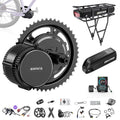 BAFANG BBS01B BBS02B, 36V 48V 250W Kit de Conversion Velo Electrique à Transmission Centrale, Moteur Central pour Boîtier Pédalier 68-73mm VTT