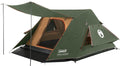 OctaGo Tente de Camping avec Plusieurs fenêtres – Coleman, Vert/Marron/Noir