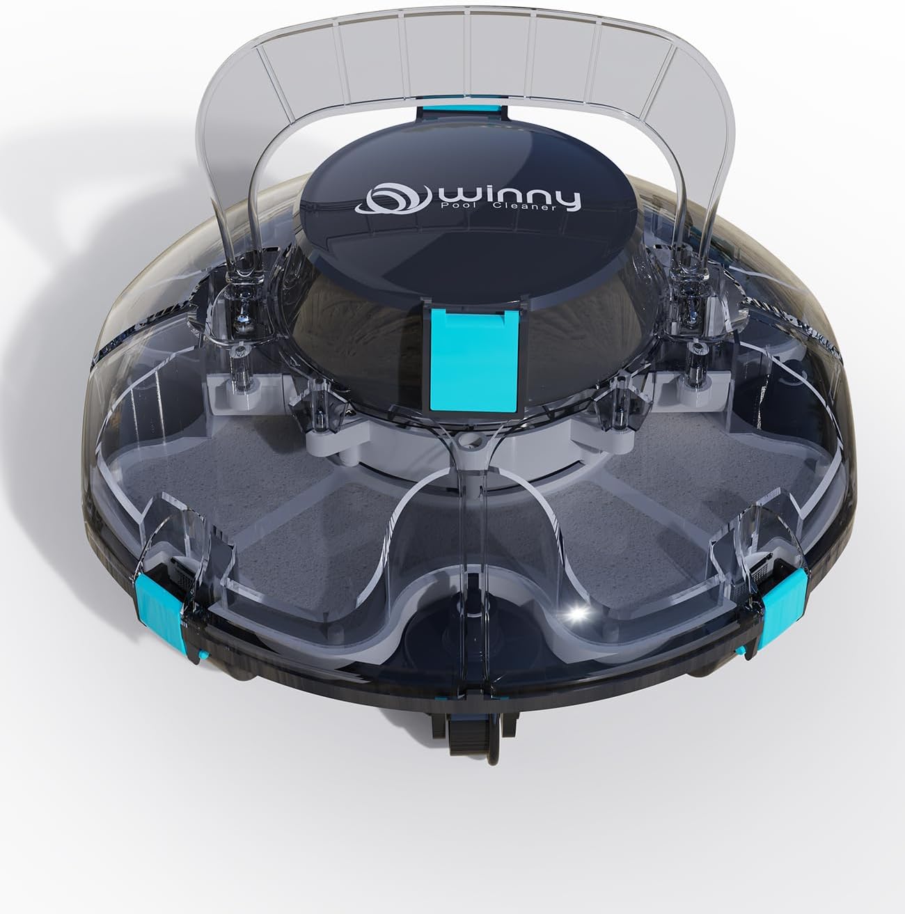Robot de piscine, Autonomie 80 Min pour Piscines Hors-Sol 60m2, Aspirateur Piscine sans Fil avec Batterie – WINNY POOL CLEANER