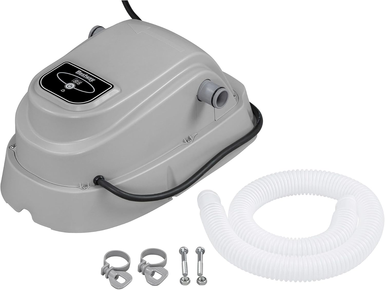Chauffage de Piscine pour Piscine Hors Sol Gris 4, 6 m – Bestway, Gris/Blanc