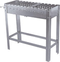 METRO Professional, Barbecue au Charbon de Bois Karasu, avec 12 Piques en Acier Inoxydable, Résistant à l'Intempérie, Acier Inoxydable, Argent