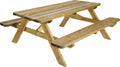 Table de pique-nique, Table de Pique-Nique en Bois 6 Personnes Robuste, Bois – Jardipolys