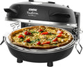 Four à pizza, Desserts et Plus Encore avec Pierres de Cuisson – ERATEC, Noir, Un Véritable Goût de Four à Pierre!
