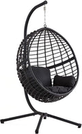 Siège suspendus, Hamac Balançoire sur Pied terrasse Jardin, Structure en Acier – CONCEPT USINE, Résiste à l'eau, Design Auroa, Coussin Déhoussable