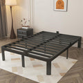 Lit, 41 cm, Cadre Noir avec pattines antidérapantes et Grand Espace de Rangement, idéal pour la Chambre à Coucher et la Chambre d'amis