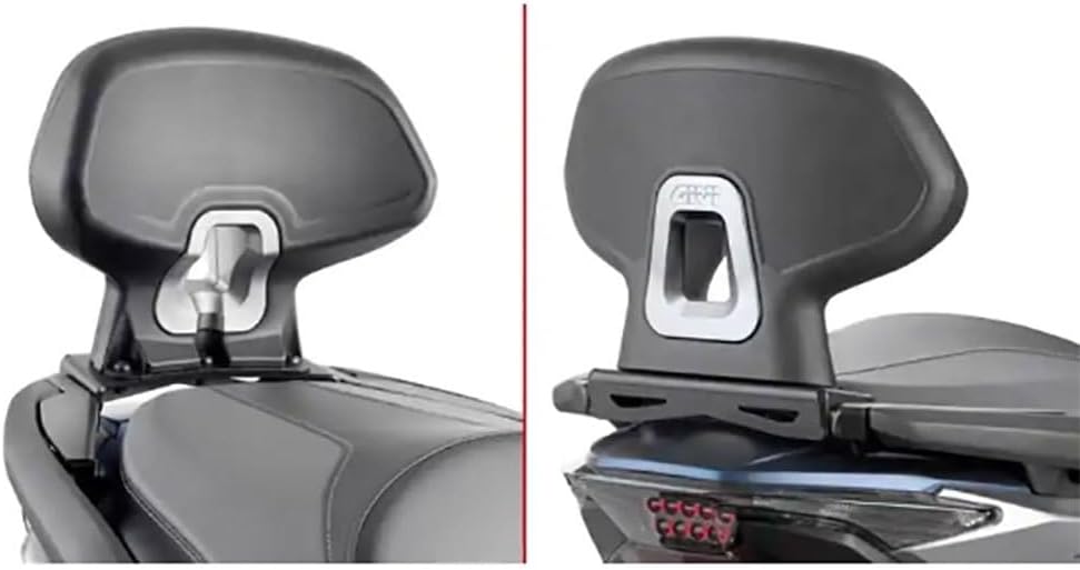 Givi, Dosseret passager, Honda Forza 125/300 18/19 Backrest One Size, Noir/Argent