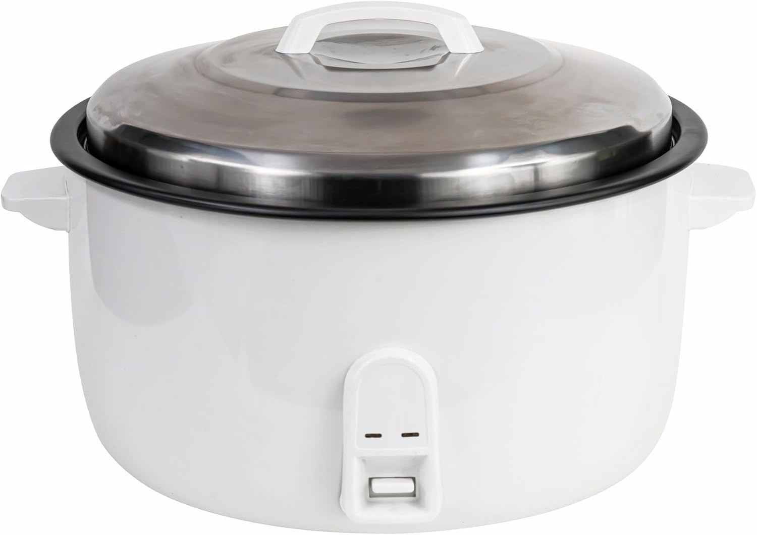 Cuiseur à Riz Professionnel 21L / 10 KG, Capacité pour 50 à 70 Personnes – Louis Tellier, Blanc/Argent, Maintien au Chaud Automatique, Cuve Graduée