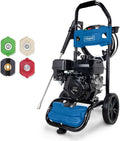 Nettoyeur haute-pression, Débit 570 l/h – Scheppach, Bleu/Noir/Vert/Rouge/Blanc, 4, 3 KW, Moteur à Essence 4 Temps 5, 9 CV